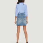 Camicia manica lunga Jacqueline de Yong JDYMIO L/S WVN NOOS Celeste - Foto 4