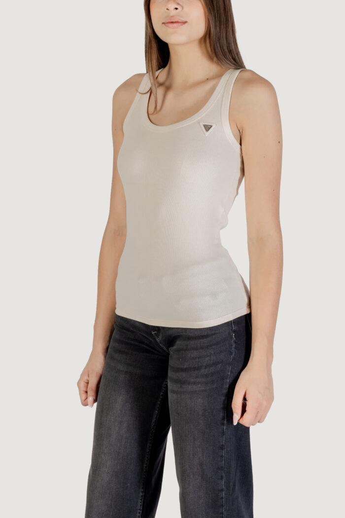 Canotta Guess Active COLETTE RIB TANK Rosa Cipria – V4YP06 K8RT2