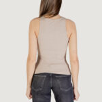 Canotta Guess SL ROUND NK GUENDALINA Beige - Foto 2