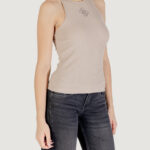 Canotta Guess SL ROUND NK GUENDALINA Beige - Foto 3