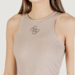 Canotta Guess SL ROUND NK GUENDALINA Beige - Foto 5