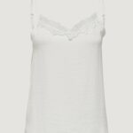 Canotta Jacqueline de Yong JDYAPPA NEW LACE SINGLET WVN NOOS Bianco - Foto 2