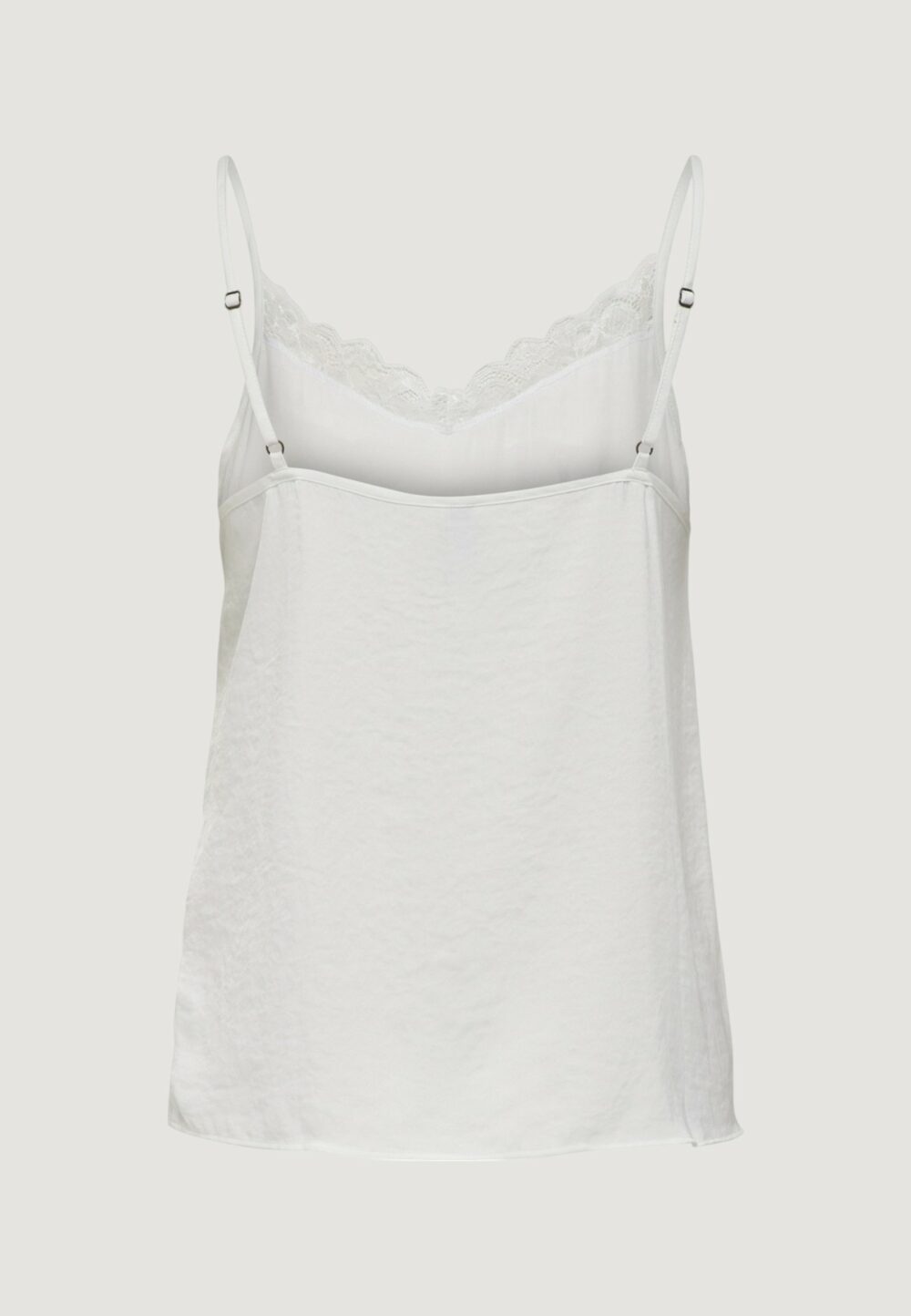 Canotta Jacqueline de Yong JDYAPPA NEW LACE SINGLET WVN NOOS Bianco - Foto 3
