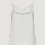 Canotta Jacqueline de Yong JDYAPPA NEW LACE SINGLET WVN NOOS Bianco - Foto 3