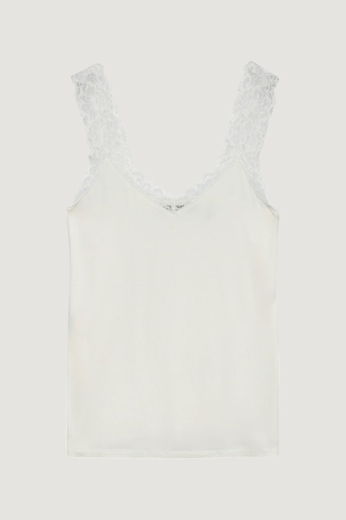 Canotta Vero Moda VMROSA SL TOP GA JRS NOOS Bianco