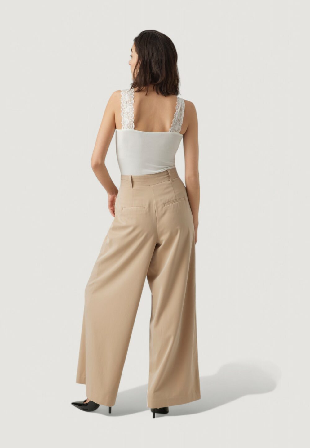 Canotta Vero Moda VMROSA SL TOP GA JRS NOOS Bianco - Foto 3