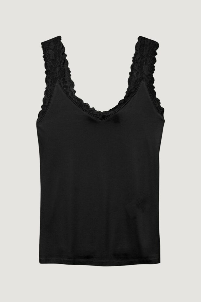Canotta Vero Moda VMROSA SL TOP GA JRS NOOS Nero