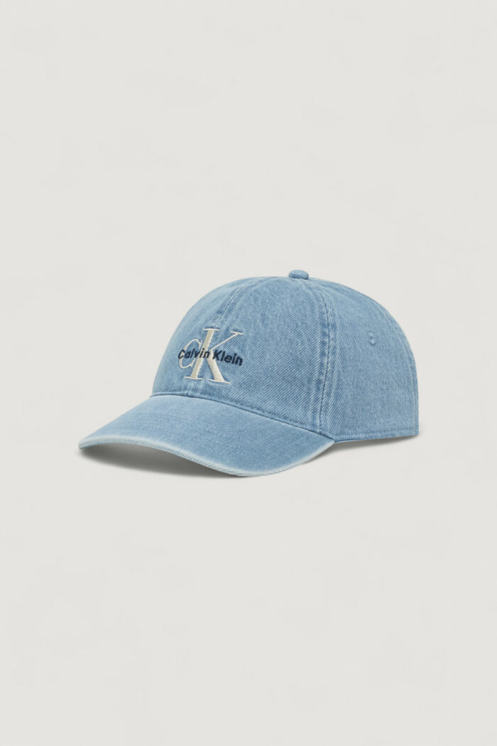 Cappello con visiera Calvin Klein MNLG EMBRDRY DNM BSB Denim – LV04G5007G