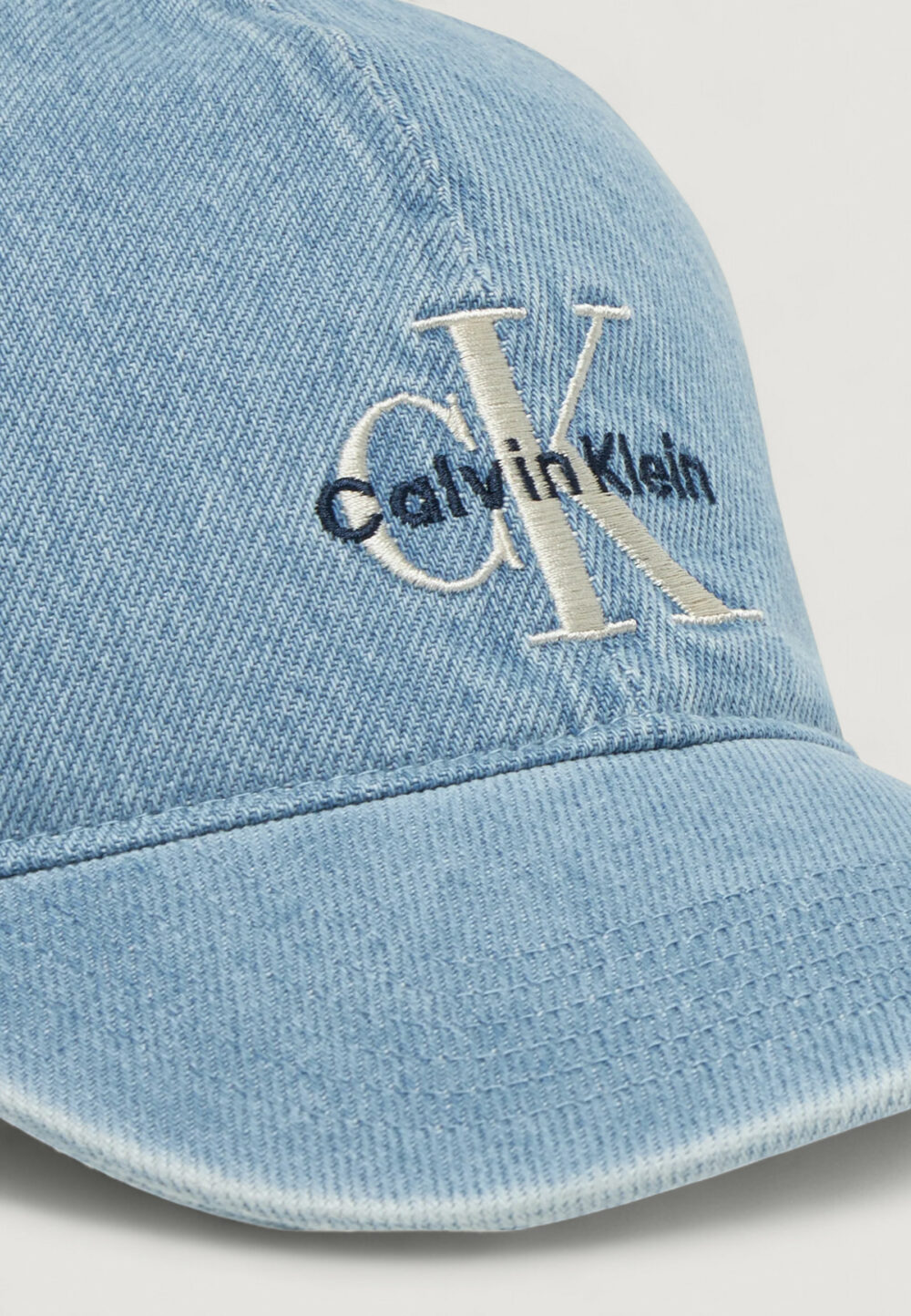 Cappello con visiera Calvin Klein MNLG EMBRDRY DNM BSB Denim - Foto 2