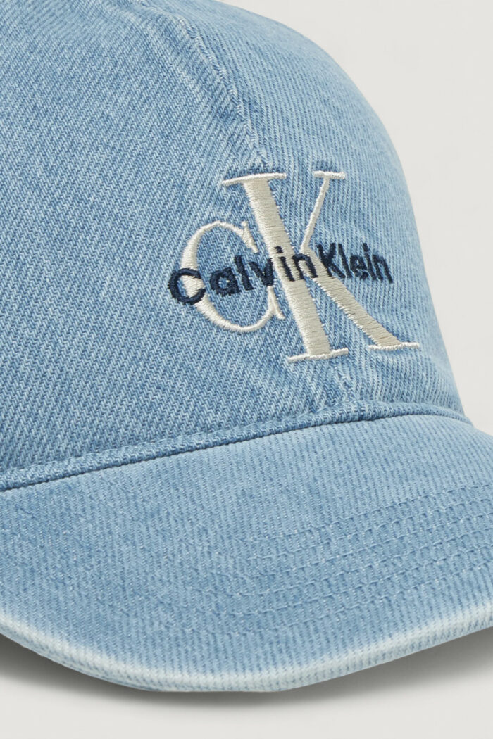 Cappello con visiera Calvin Klein MNLG EMBRDRY DNM BSB Denim – LV04G5007G
