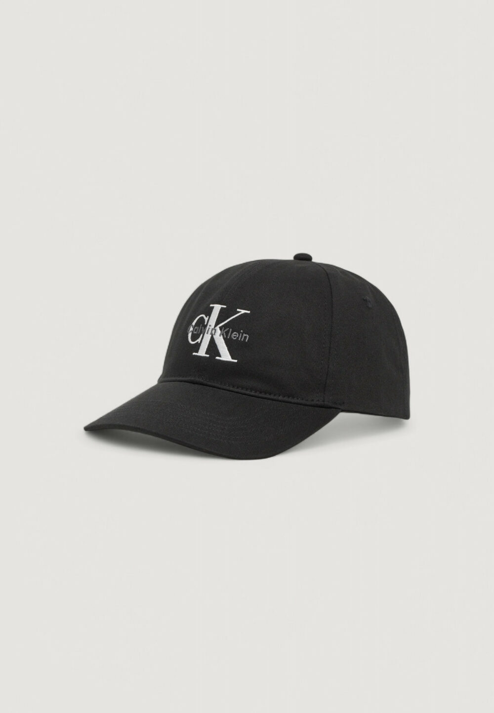 Cappello con visiera Calvin Klein Jeans MONOLOGO EMBROIDERY BASEBALL Nero - Foto 1