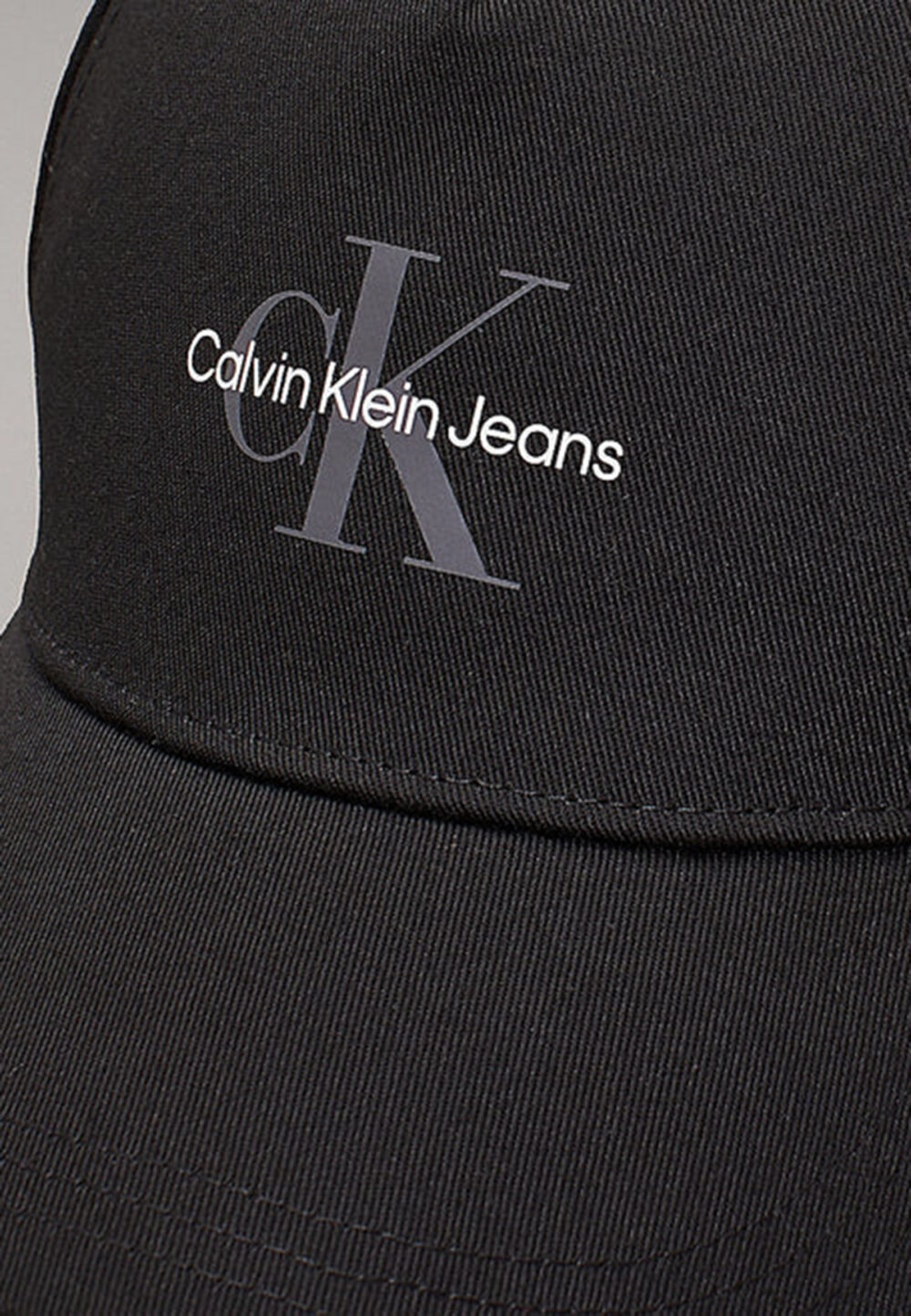 Cappello con visiera Calvin Klein Jeans MONOLOGO PRINT CAP WARM Nero - Foto 4
