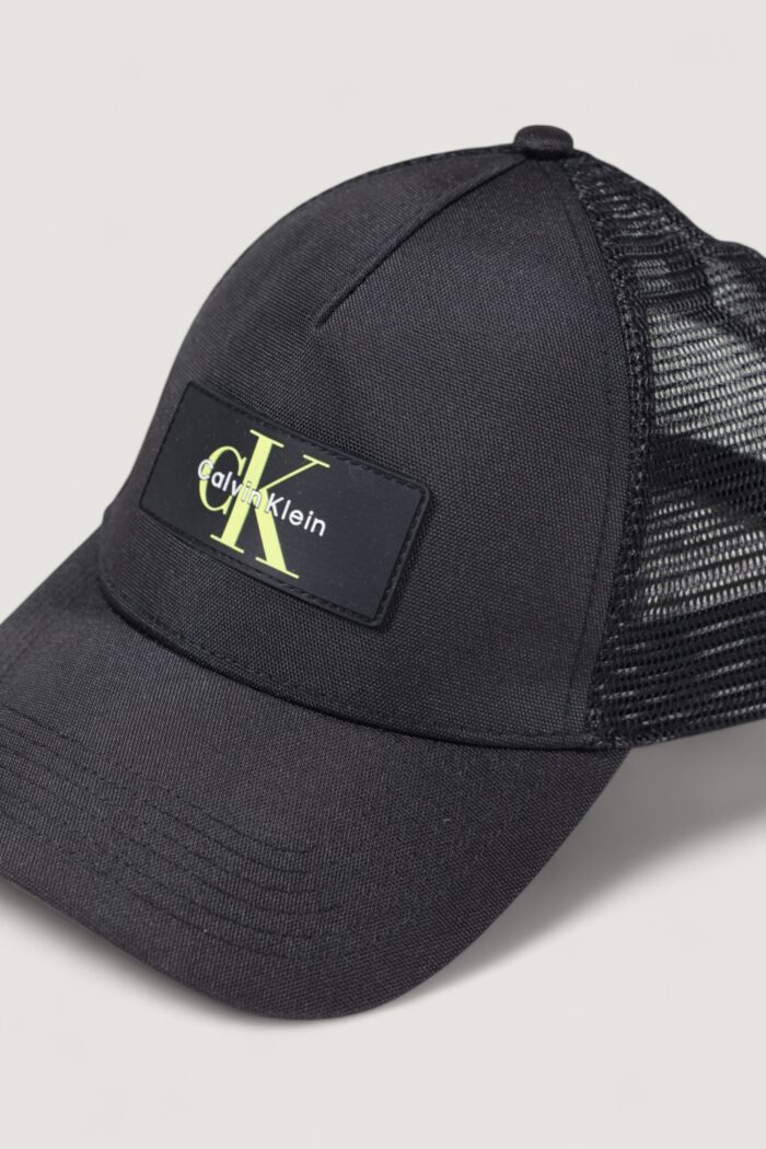 Cappello con visiera Calvin Klein LG SL PTCH BLL NYL M Nero – LV04D5025G