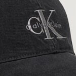 Cappello con visiera Calvin Klein MNLG EMBRDRY DNM BSB Nero - Foto 3