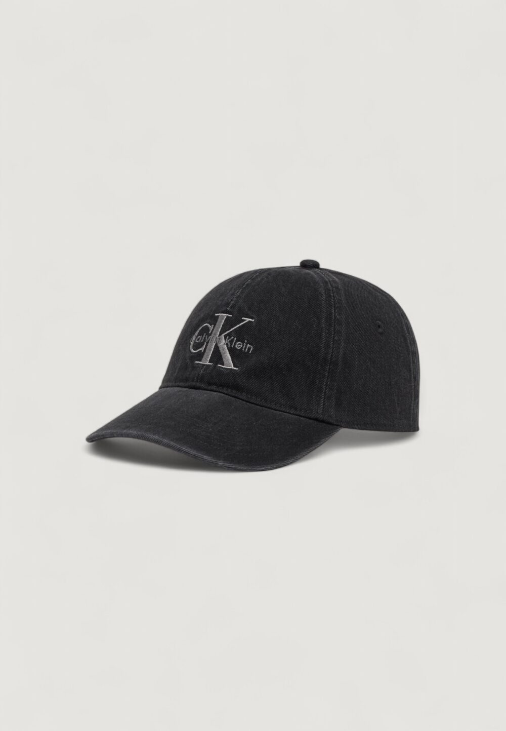Cappello con visiera Calvin Klein MNLG EMBRDRY DNM BSB Nero - Foto 1