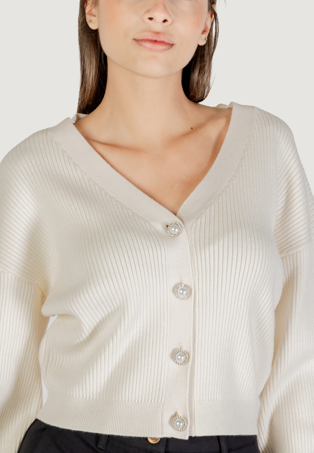 Cardigan Guess LS VN HANNA CARDI SWTR Panna - Foto 2