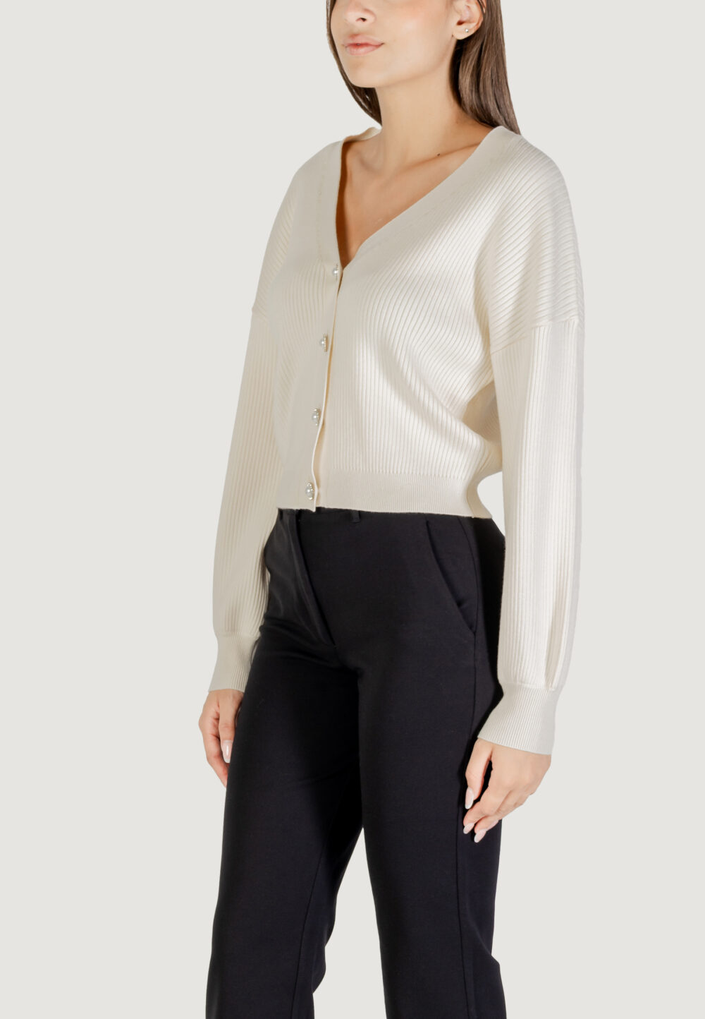 Cardigan Guess LS VN HANNA CARDI SWTR Panna - Foto 4