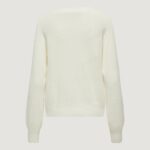 Cardigan Only ONLELLA PIUMO L/S CC KNT Panna - Foto 2