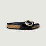 Ciabatte con fascia BIRKENSTOCK Madrid Big Buckle Nero - Foto 1