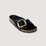 Ciabatte con fascia BIRKENSTOCK Madrid Big Buckle Nero - Foto 2