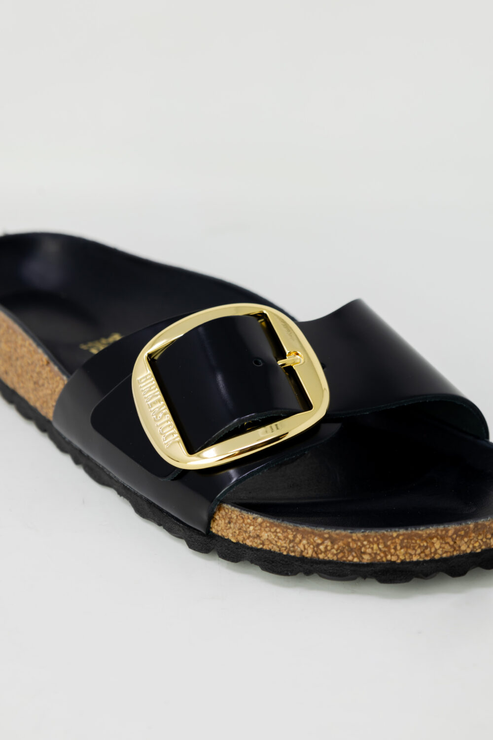 Ciabatte con fascia BIRKENSTOCK Madrid Big Buckle Nero - Foto 3