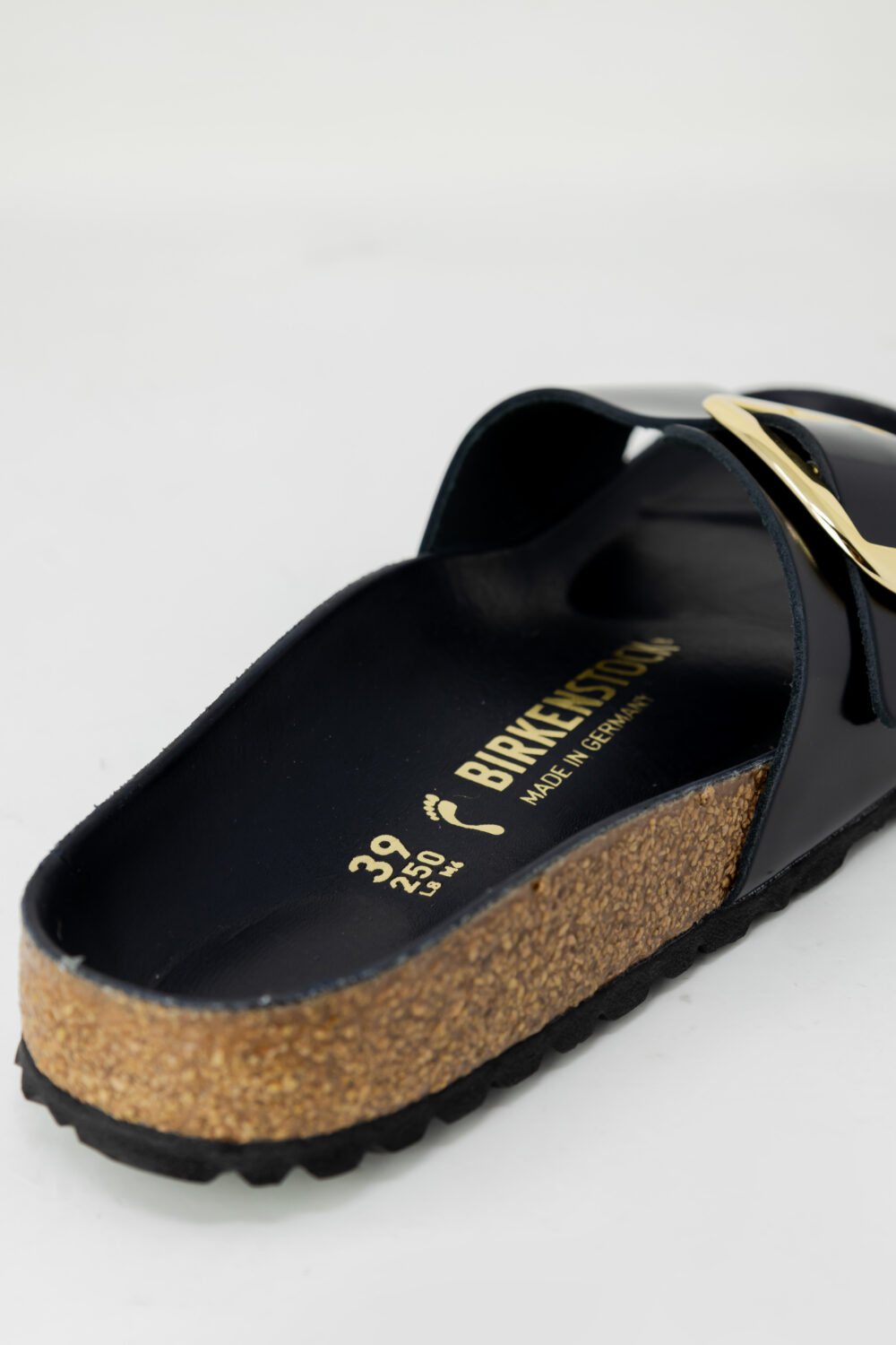 Ciabatte con fascia BIRKENSTOCK Madrid Big Buckle Nero - Foto 5