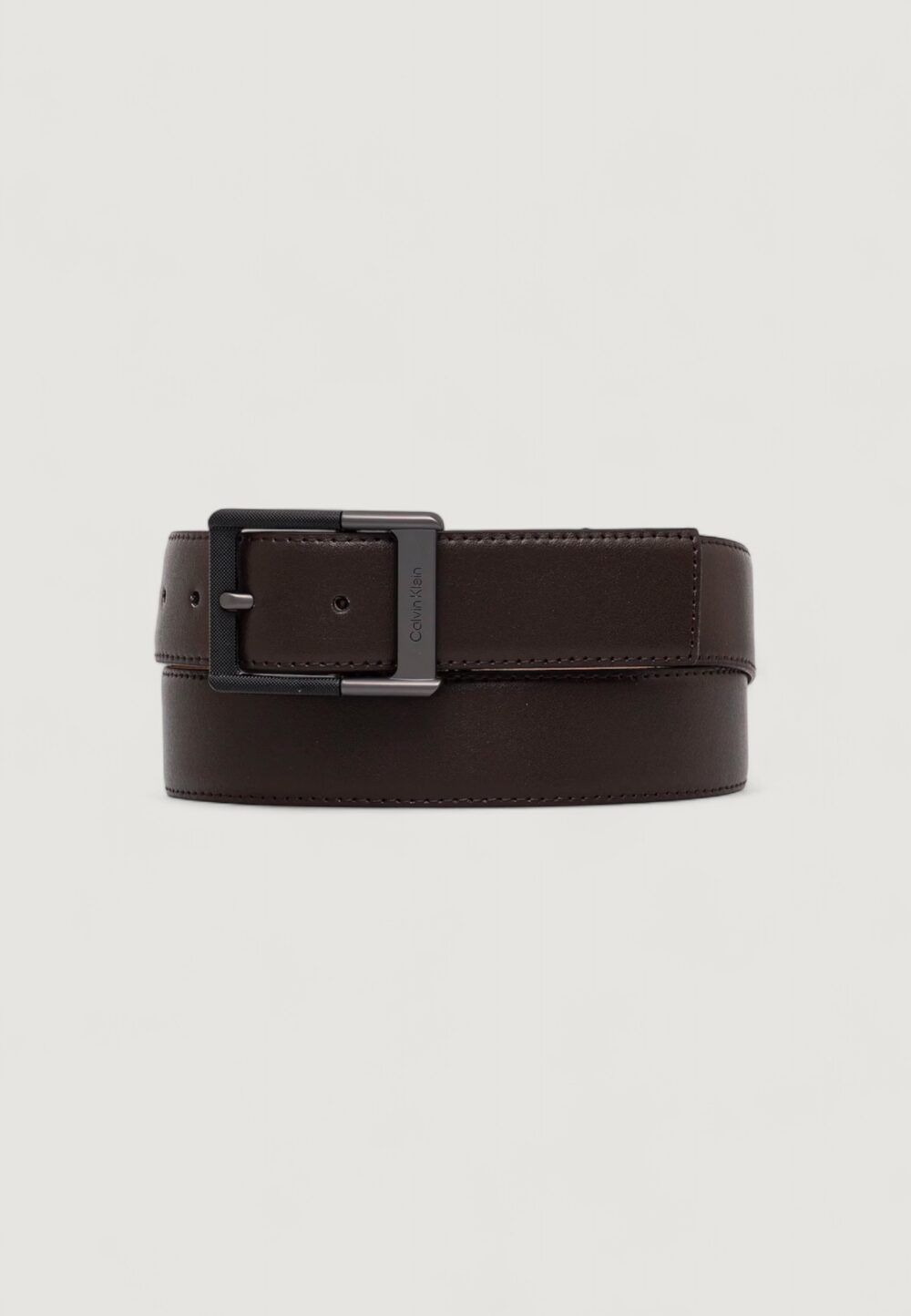 Cinta Calvin Klein CLASSIC BUCKLE BELT 38MM Marrone - Foto 1
