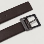 Cinta Calvin Klein CLASSIC BUCKLE BELT 38MM Marrone - Foto 2