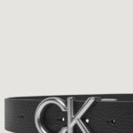 Cinta Calvin Klein CK HALLMARK LOGO 35MM ADJ Nero - Foto 3