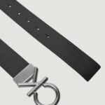Cinta Calvin Klein CK HALLMARK LOGO 35MM ADJ Nero - Foto 4