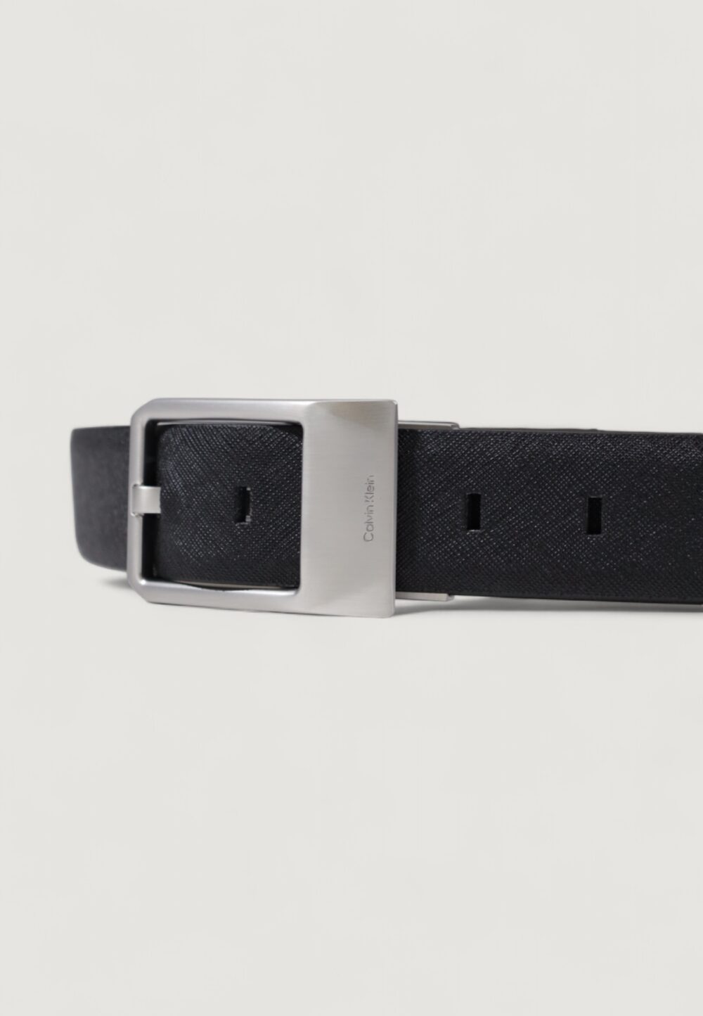 Cinta Calvin Klein FACETED BUCKLE 35MM ADJ/REV Nero - Foto 2