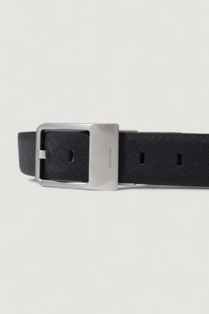 Cinta Calvin Klein FACETED BUCKLE 35MM ADJ/REV Nero – LV04D7010G