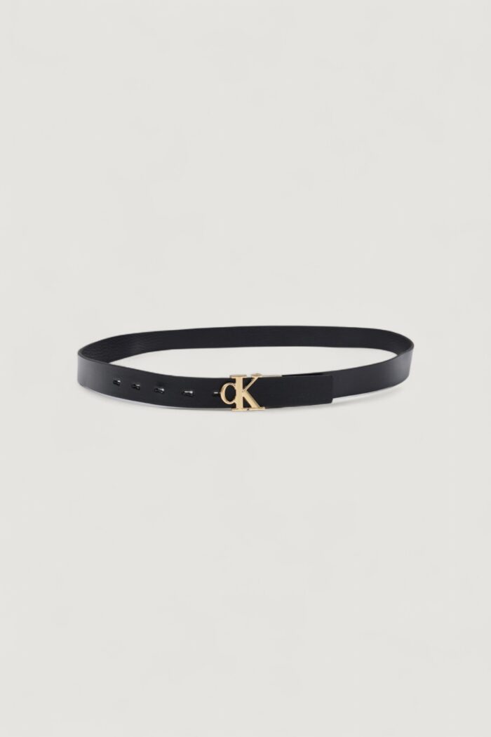 Cinta Calvin Klein Monogram Plaque Buckle 25MM REV Nero – LV04K7005G