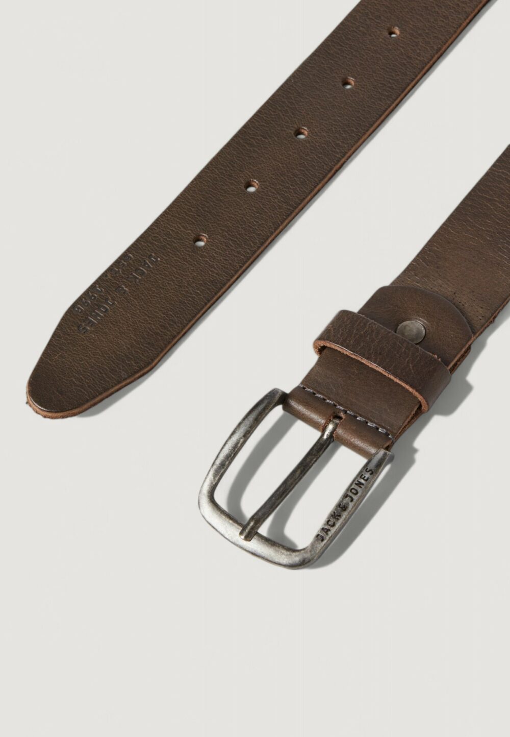 Cinta Jack Jones JACPAUL LEATHER NOOS Cuoio - Foto 2