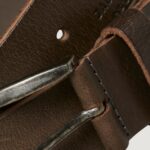 Cinta Jack Jones JACPAUL LEATHER NOOS Cuoio - Foto 4