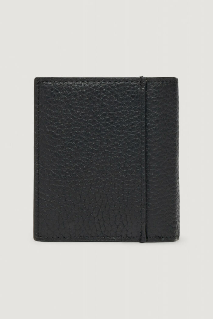 Portafoglio con portamonete Calvin Klein CK LTHR CMP TRFLD W Nero – LV04D1029G