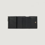 Portafoglio con portamonete Calvin Klein CK LTHR CMP TRFLD W Nero - Foto 3