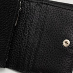 Portafoglio con portamonete Calvin Klein CK LTHR CMP TRFLD W Nero - Foto 4