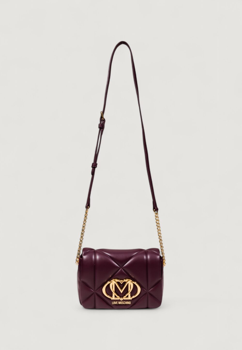 Borsa Love Moschino EMBOSSED Bordeaux - Foto 1