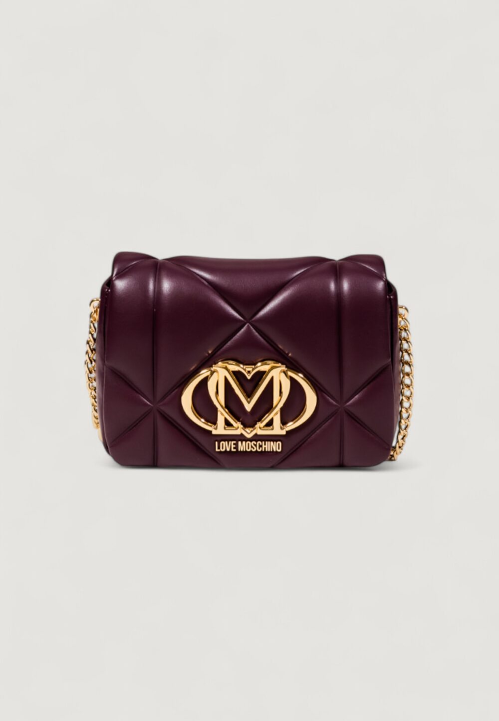 Borsa Love Moschino EMBOSSED Bordeaux - Foto 2