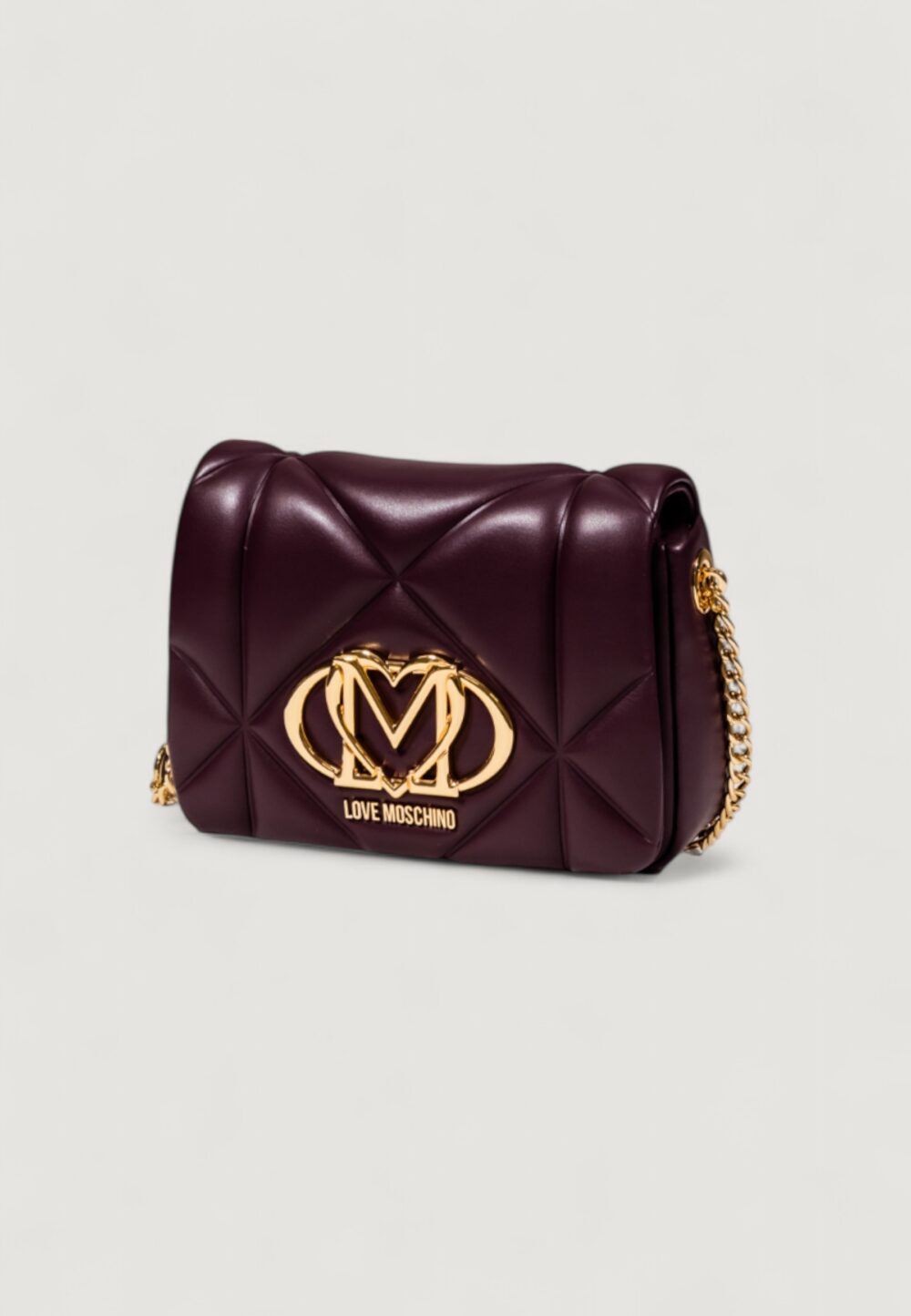 Borsa Love Moschino EMBOSSED Bordeaux - Foto 3