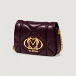 Borsa Love Moschino EMBOSSED Bordeaux - Foto 3