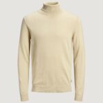 Dolcevita Jack Jones JJEEMIL KNIT ROLL NECK NOOS Beige - Foto 1