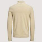 Dolcevita Jack Jones JJEEMIL KNIT ROLL NECK NOOS Beige - Foto 2