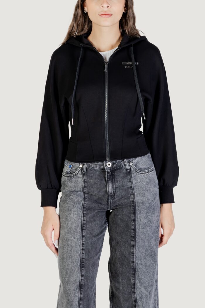 Felpa con cappuccio Armani Exchange  Nero