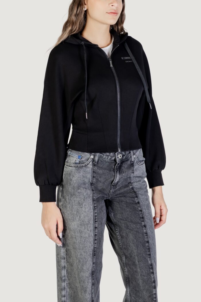 Felpa con cappuccio Armani Exchange  Nero