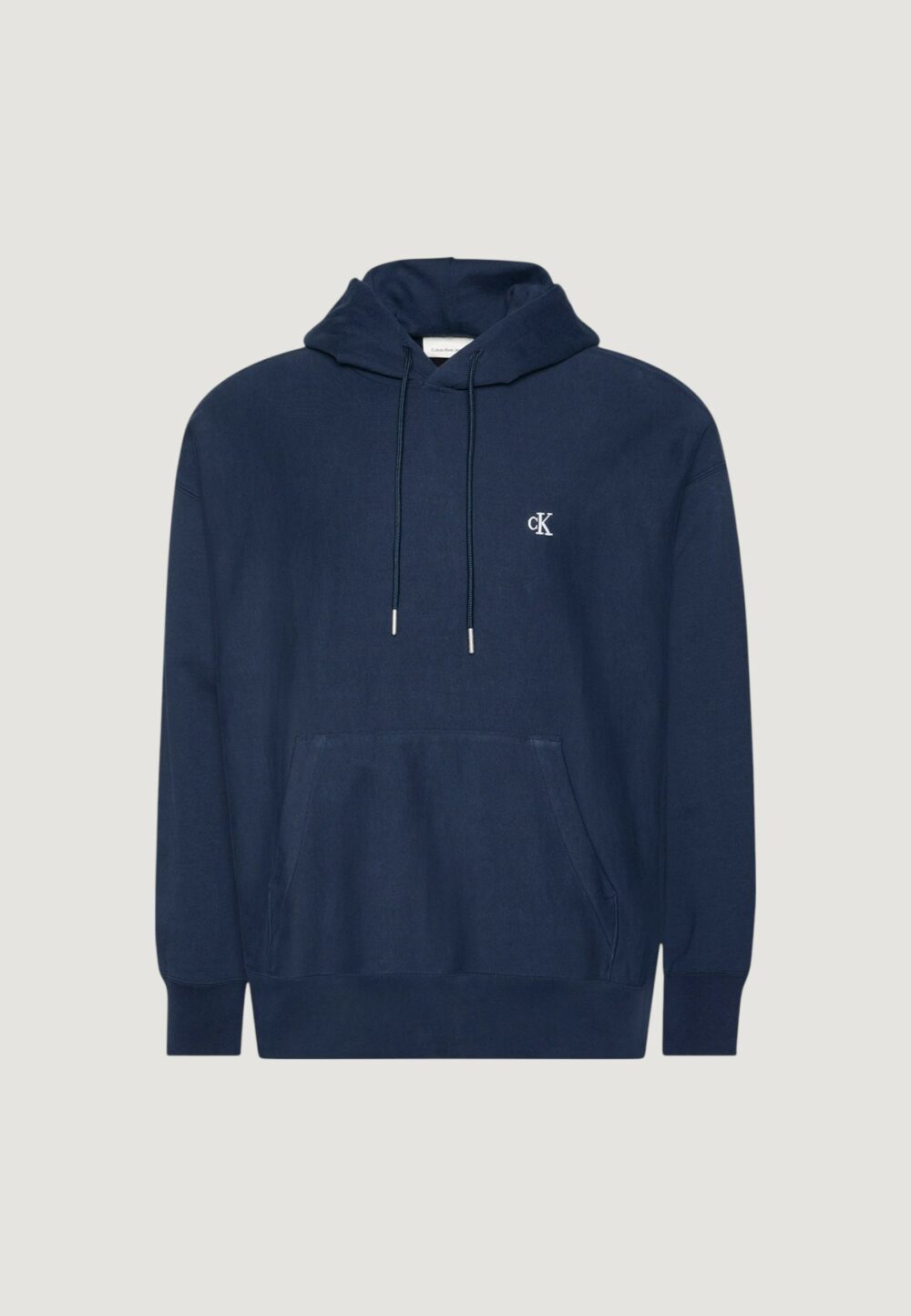 Felpa con cappuccio Calvin Klein Jeans PREMIUM TERRY MONOGR Blue scuro - Foto 5