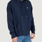 Felpa con cappuccio Calvin Klein Jeans PREMIUM TERRY MONOGR Blue scuro - Foto 3