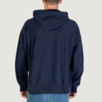 Felpa con cappuccio Calvin Klein Jeans PREMIUM TERRY MONOGR Blue scuro - Foto 4