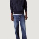 Felpa con cappuccio Calvin Klein Jeans PREMIUM TERRY MONOGR Blue scuro - Foto 3